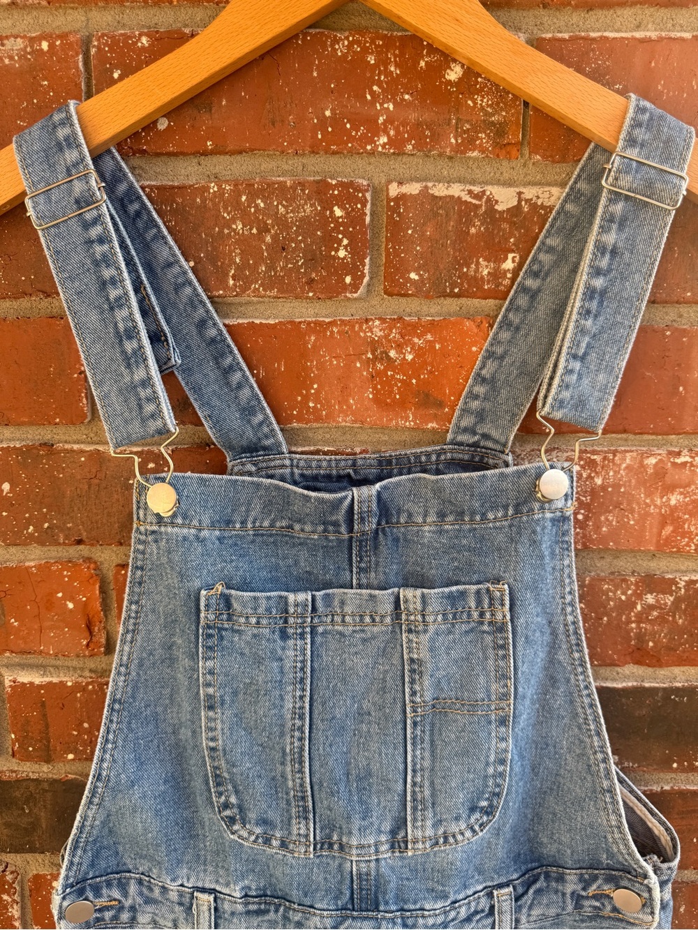 SHEIN denim shorts overalls - Picture 4 of 7